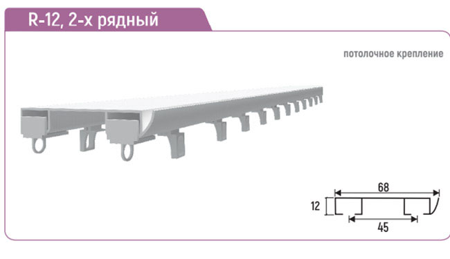 Двойной карниз для потолка размеры